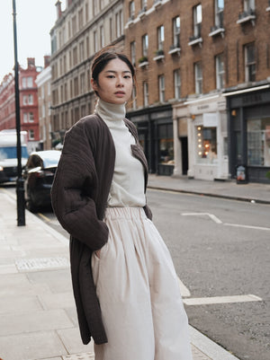 Wide Pants / V-WD16 / IVORY (Pre order item - ready to ship in 1-2 weeks)