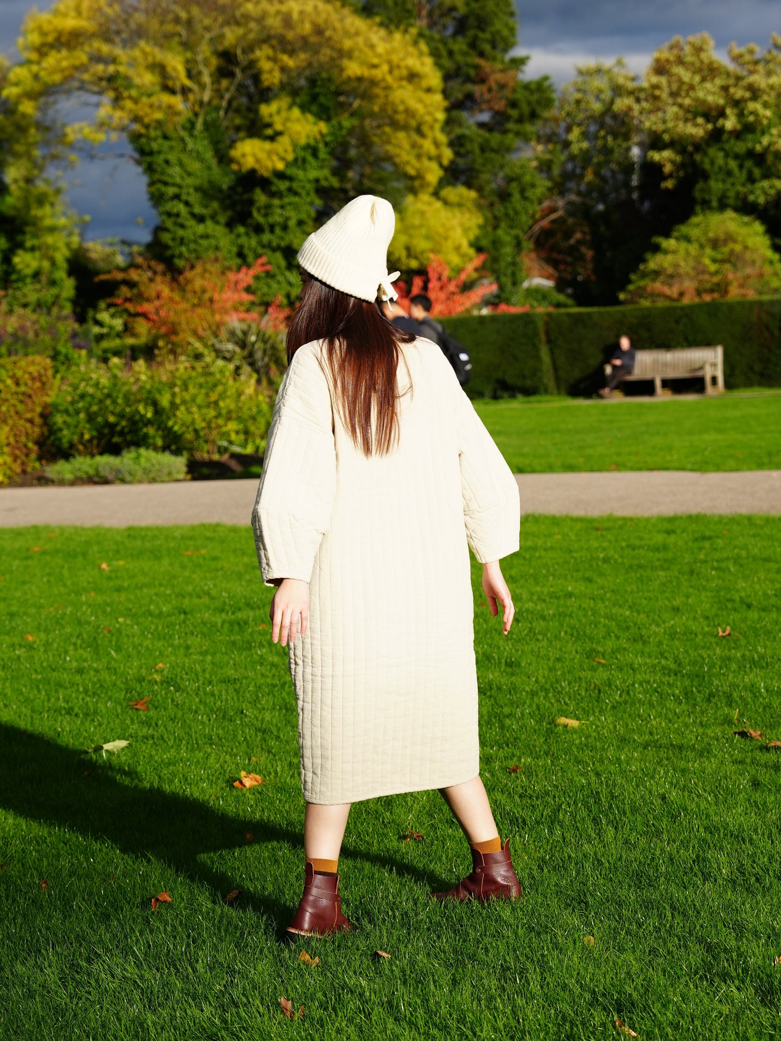 Quilted Dress / CQ-PD20 / IVORY (Pre order item - ready to ship in 1-2 weeks)