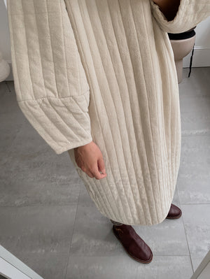 Quilted Dress / CQ-PD20 / IVORY (Pre order item - ready to ship in 1-2 weeks)