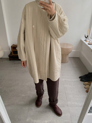Quilted Easy Pants / CQ-PEP12 / PLUM (Pre order item - ready to ship in 1-2 weeks)