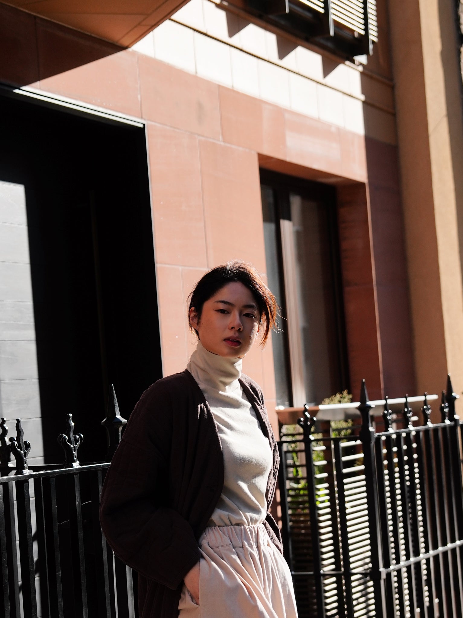 Organic Cotton Turtle Neck Top / OR-TN (Pre order item - ready to ship in 1-2 weeks)