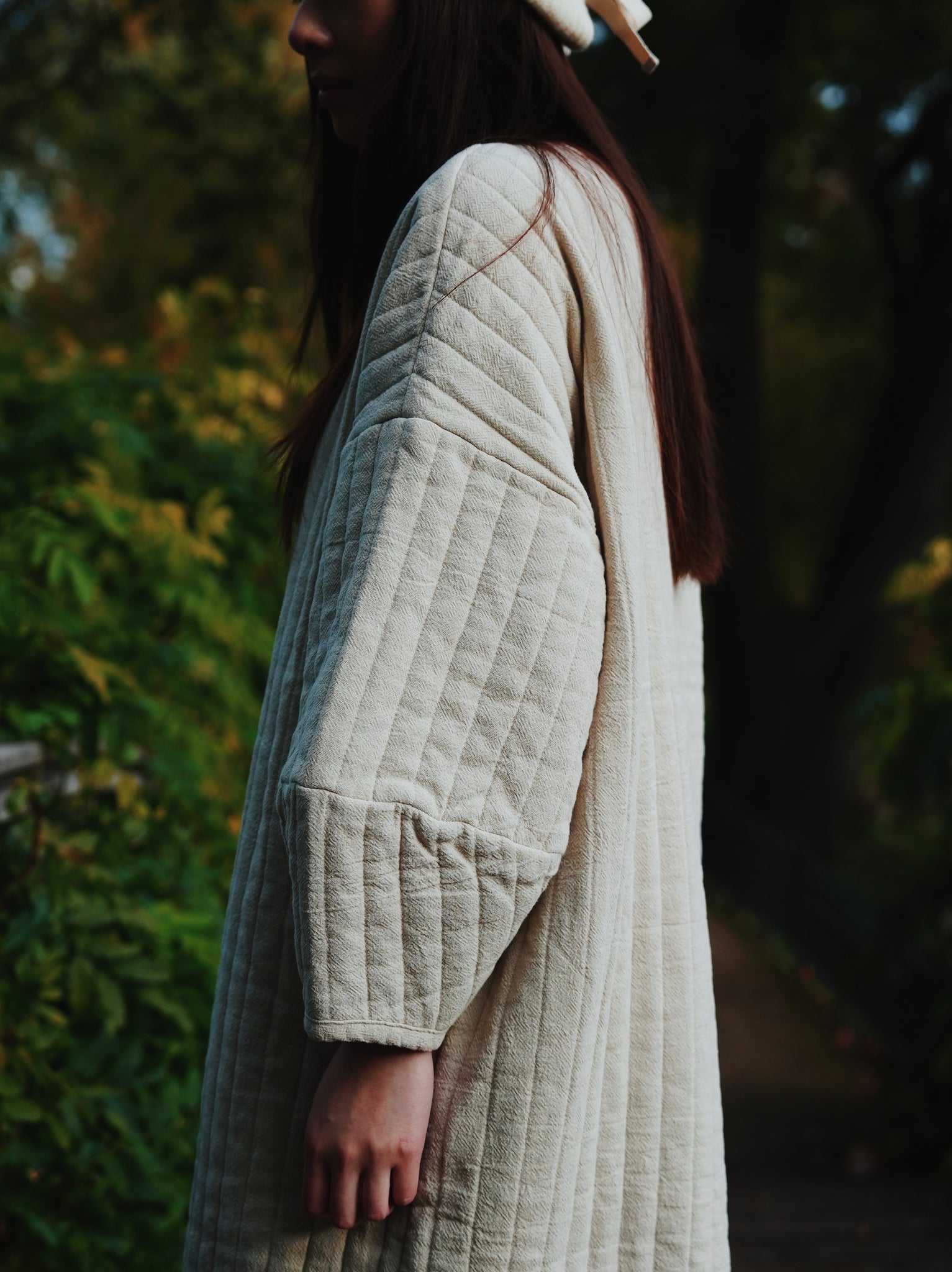 Quilted Dress / CQ-PD20 / IVORY (Pre order item - ready to ship in 1-2 weeks)