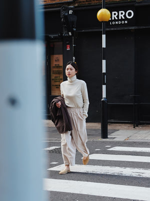 Wide Pants / V-WD16 / IVORY (Pre order item - ready to ship in 1-2 weeks)