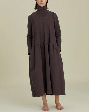 Organic Cotton Turtle Neck Top / OR-TNT22 / PLUM (Pre order item - ready to ship in 1-2 weeks)