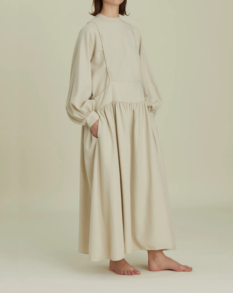 PUFF SLEEVE BLOUES / T-PSB06 / IVORY (Pre order item - ready to ship in 1-2 weeks)