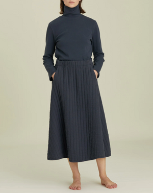 Organic Cotton Turtle Neck Top / OR-TNT22 / DARK NAVY (Pre order item - ready to ship in 1-2 weeks)