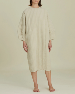 Quilted Dress / CQ-PD20 / IVORY (Pre order item - ready to ship in 1-2 weeks)