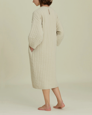 Quilted Dress / CQ-PD20 / IVORY (Pre order item - ready to ship in 1-2 weeks)