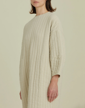 Quilted Dress / CQ-PD20 / IVORY (Pre order item - ready to ship in 1-2 weeks)
