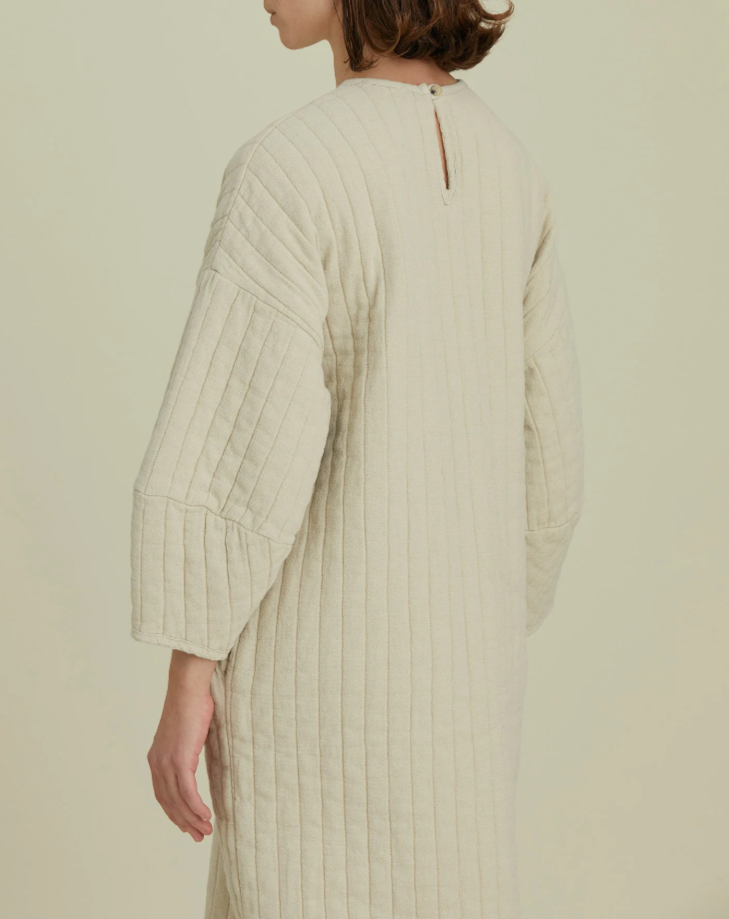 Quilted Dress / CQ-PD20 / IVORY (Pre order item - ready to ship in 1-2 weeks)