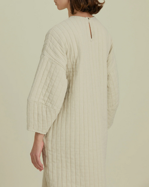Quilted Dress / CQ-PD20 / IVORY (Pre order item - ready to ship in 1-2 weeks)