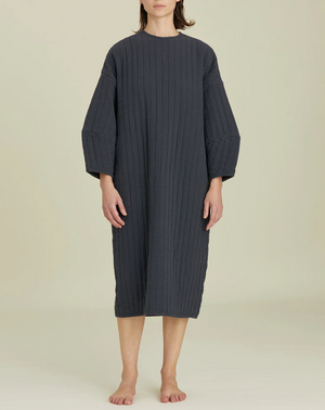 Quilted Dress / CQ-PD20 / DARK NAVY (Pre order item - ready to ship in 1-2 weeks)