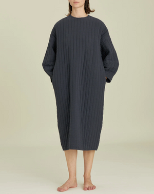 Quilted Dress / CQ-PD20 / DARK NAVY (Pre order item - ready to ship in 1-2 weeks)