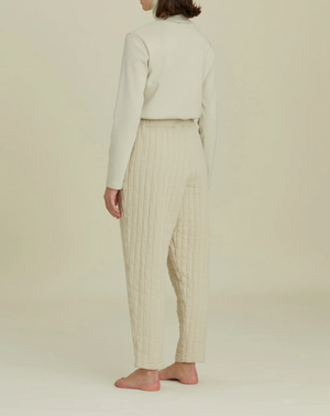 Quilted Easy Pants / CQ-PEP12 / IVORY (Pre order item - ready to ship in 1-2 weeks)