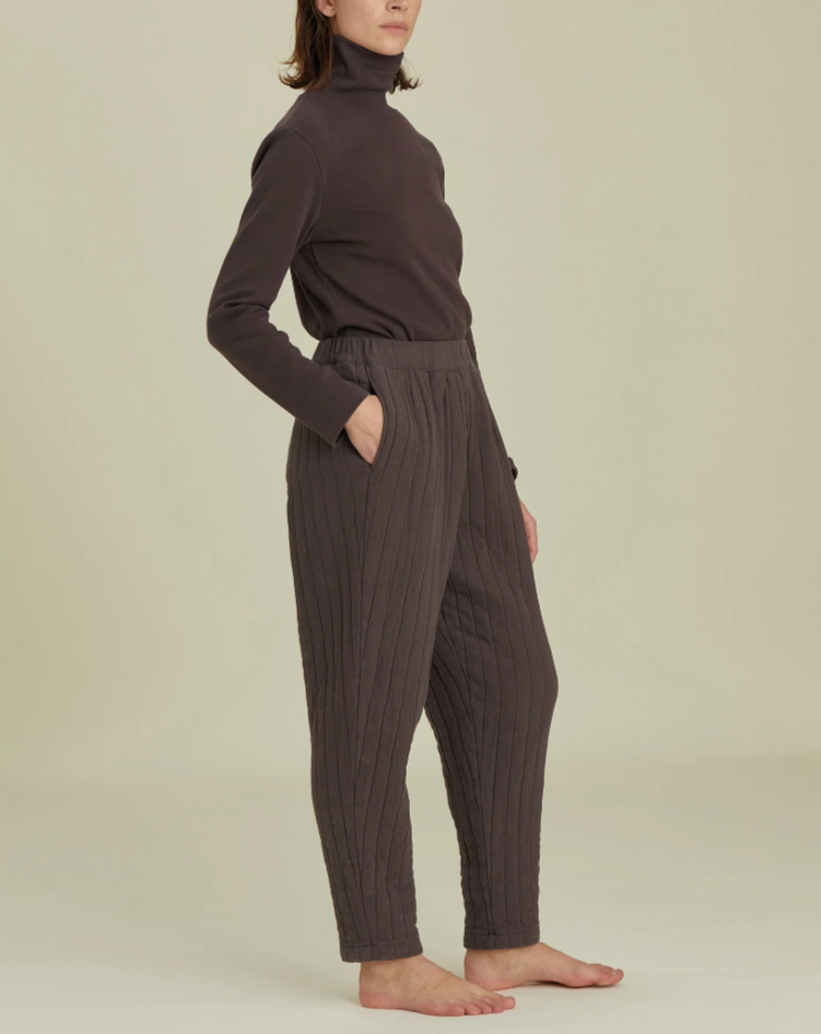 Organic Cotton Turtle Neck Top / OR-TNT22 / PLUM (Pre order item - ready to ship in 1-2 weeks)