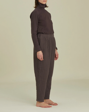 Quilted Easy Pants / CQ-PEP12 / PLUM (Pre order item - ready to ship in 1-2 weeks)