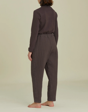 Quilted Easy Pants / CQ-PEP12 / PLUM (Pre order item - ready to ship in 1-2 weeks)