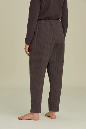 Quilted Easy Pants / CQ-PEP12 / PLUM (Pre order item - ready to ship in 1-2 weeks)