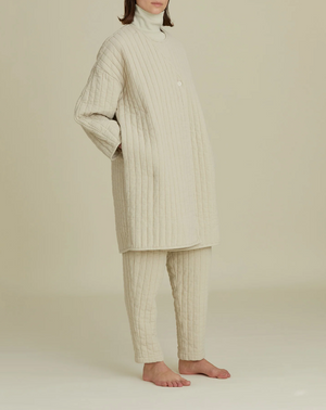 Quilted Easy Pants / CQ-PEP12 / IVORY (Pre order item - ready to ship in 1-2 weeks)
