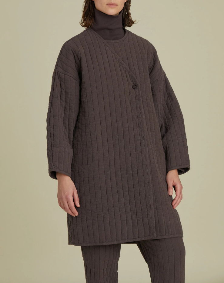 Quilted Jacket / CQ-PJT21 / PLUM (Pre order item - ready to ship in 1-2 weeks)