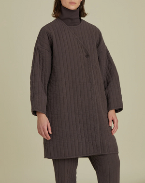 Quilted Jacket / CQ-PJT21 / PLUM (Pre order item - ready to ship in 1-2 weeks)
