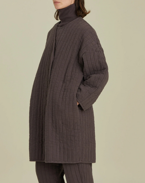 Quilted Jacket / CQ-PJT21 / PLUM (Pre order item - ready to ship in 1-2 weeks)