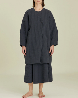 Quilted Skirt / CQ-APS01 / DARK NAVY (Pre order item - ready to ship in 1-2 weeks)