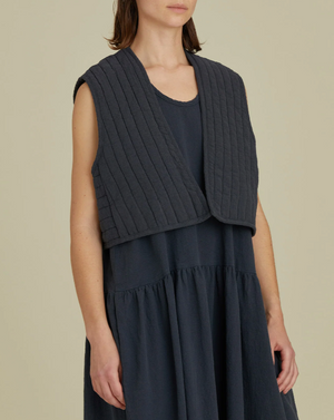 Quilted Vest / CQ-VT23 / DARK NAVY (Pre order item - ready to ship in 1-2 weeks)
