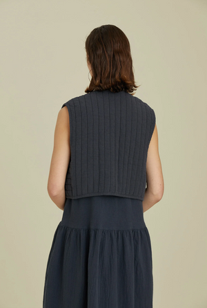 Quilted Vest / CQ-VT23 / DARK NAVY (Pre order item - ready to ship in 1-2 weeks)