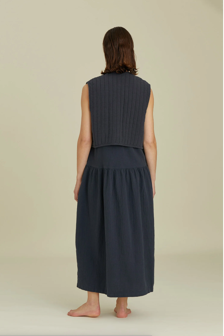 Quilted Vest / CQ-VT23 / DARK NAVY (Pre order item - ready to ship in 1-2 weeks)