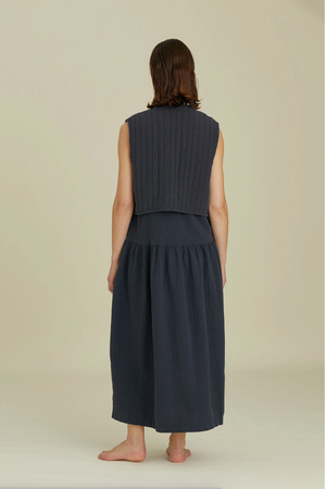 Quilted Vest / CQ-VT23 / DARK NAVY (Pre order item - ready to ship in 1-2 weeks)
