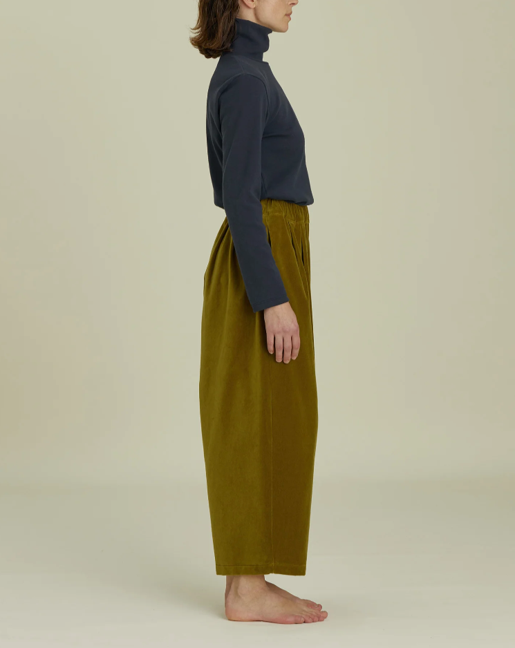 Wide Pants / V-WD16 / OLIVE (Pre order item - ready to ship in 1-2 weeks)