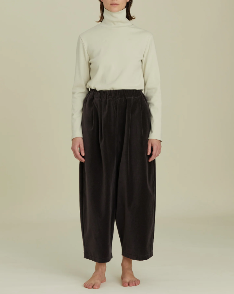 Wide Pants / V-WD16 / SUMI BLACK (Pre order item - ready to ship in 1-2 weeks)