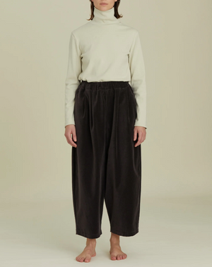 Wide Pants / V-WD16 / SUMI BLACK (Pre order item - ready to ship in 1-2 weeks)