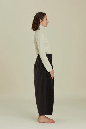 Wide Pants / V-WD16 / SUMI BLACK (Pre order item - ready to ship in 1-2 weeks)
