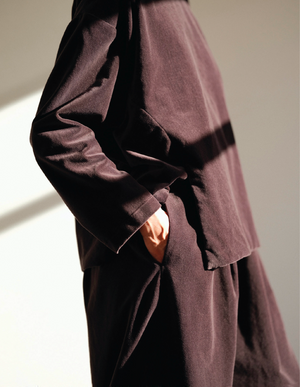 Wide Pants / V-WD16 / SUMI BLACK (Pre order item - ready to ship in 1-2 weeks)