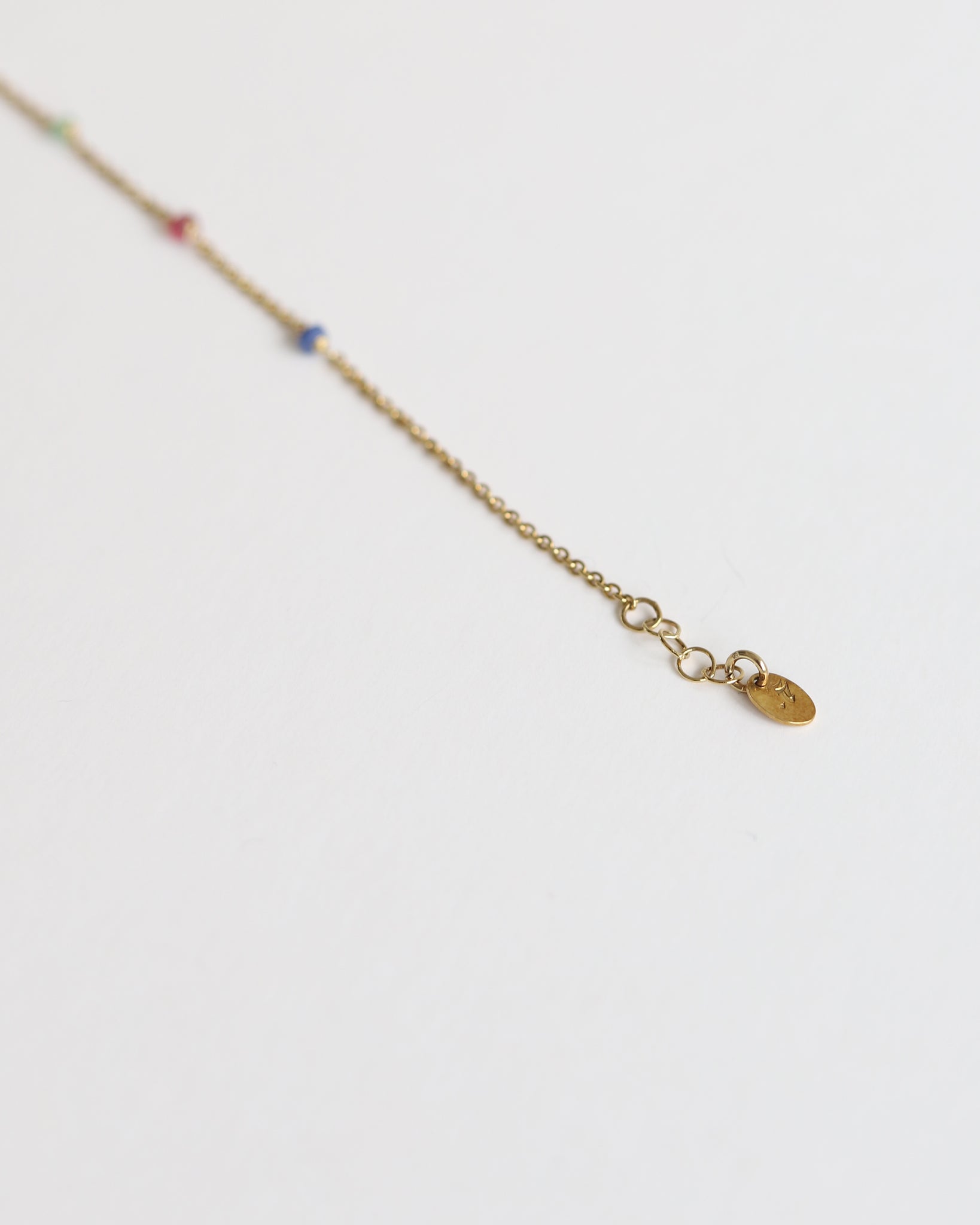 Bracelet in Gold plated 925 Silver & 5 Gemstones - 01805MCG