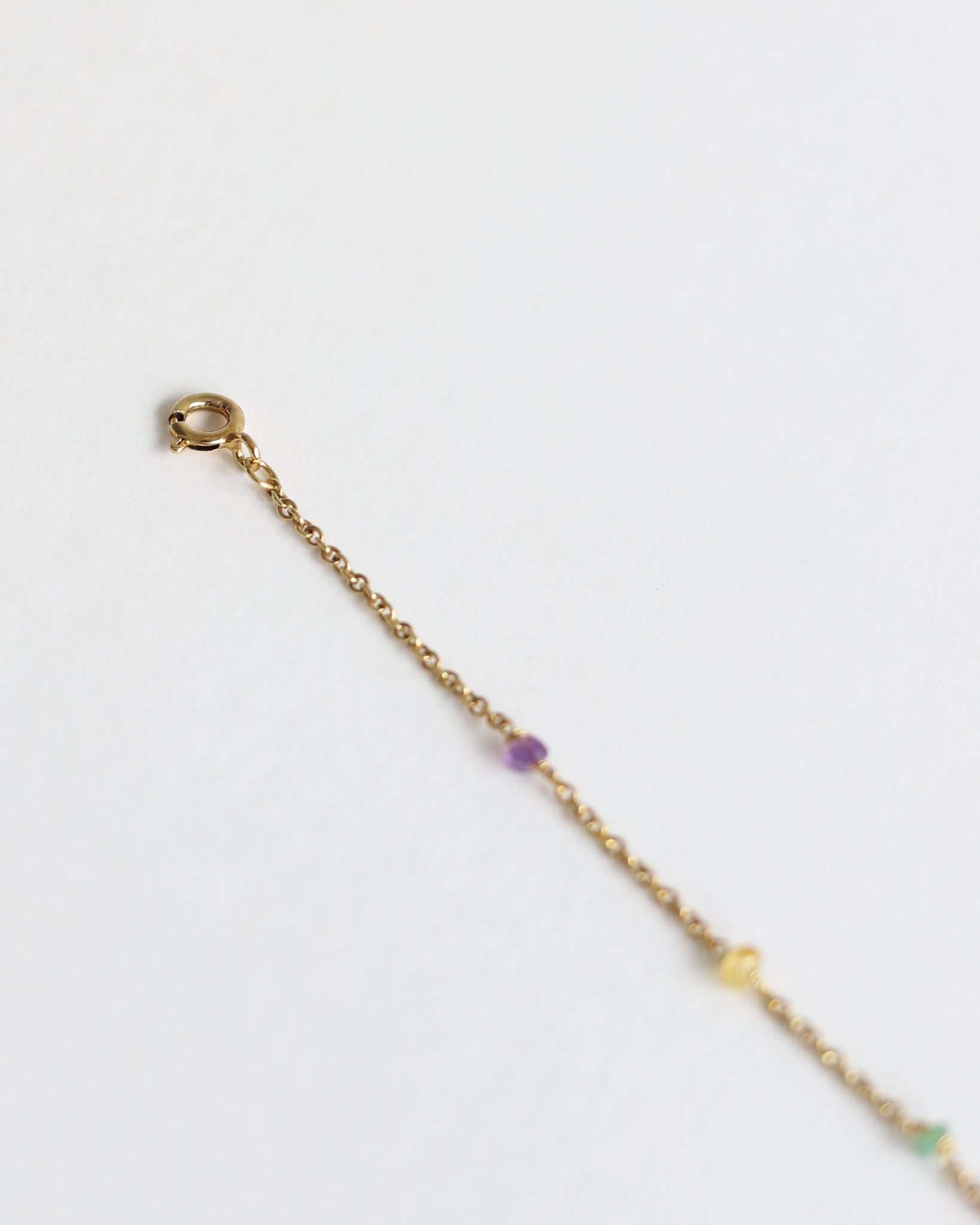 Bracelet in Gold plated 925 Silver & 5 Gemstones - 01805MCG