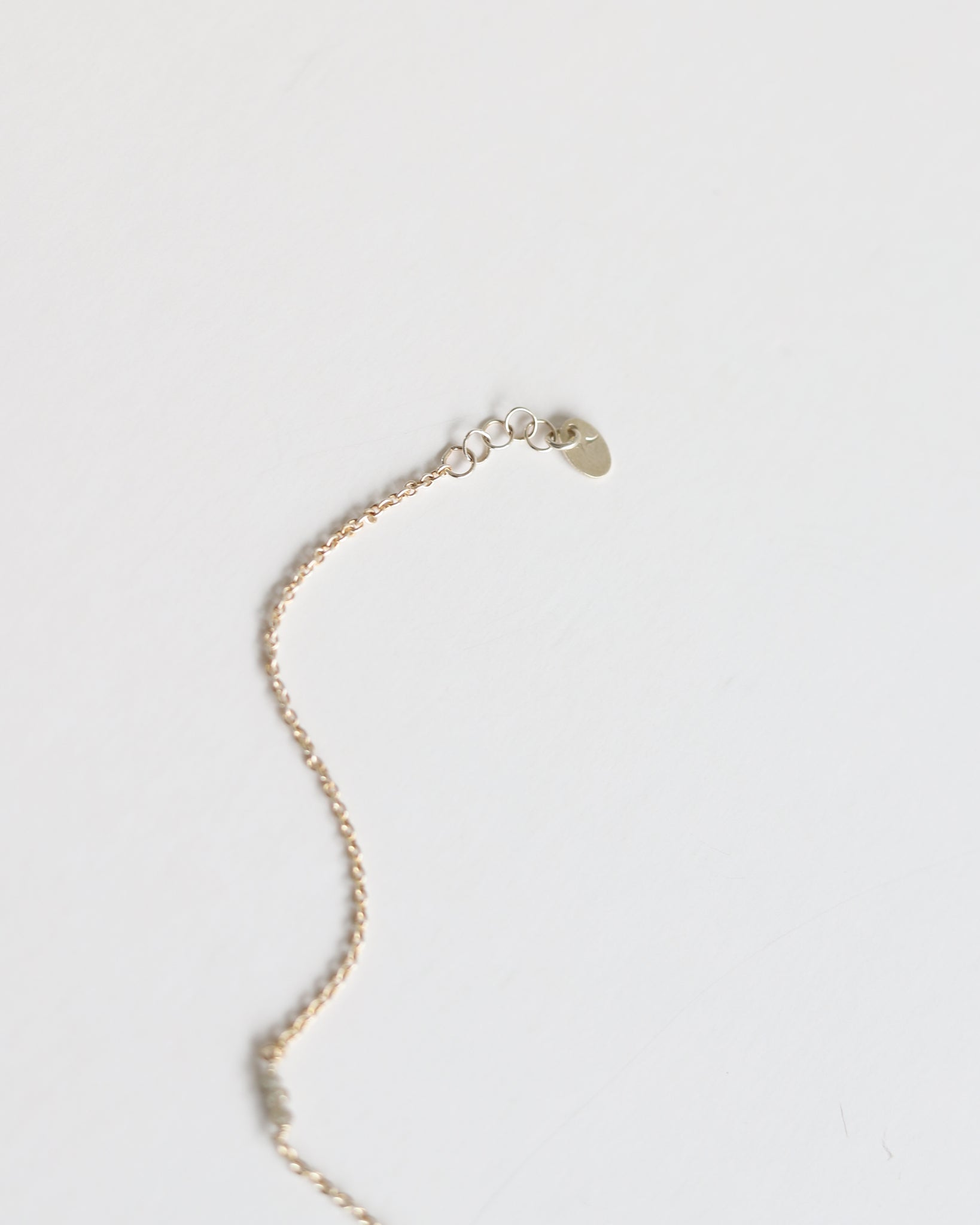 Bracelet in 925 Silver & Raw Grey Diamond - 01803RAWS