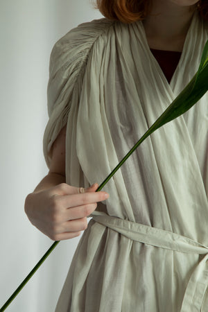 Beautiful mythic ceremony silk cotton robe