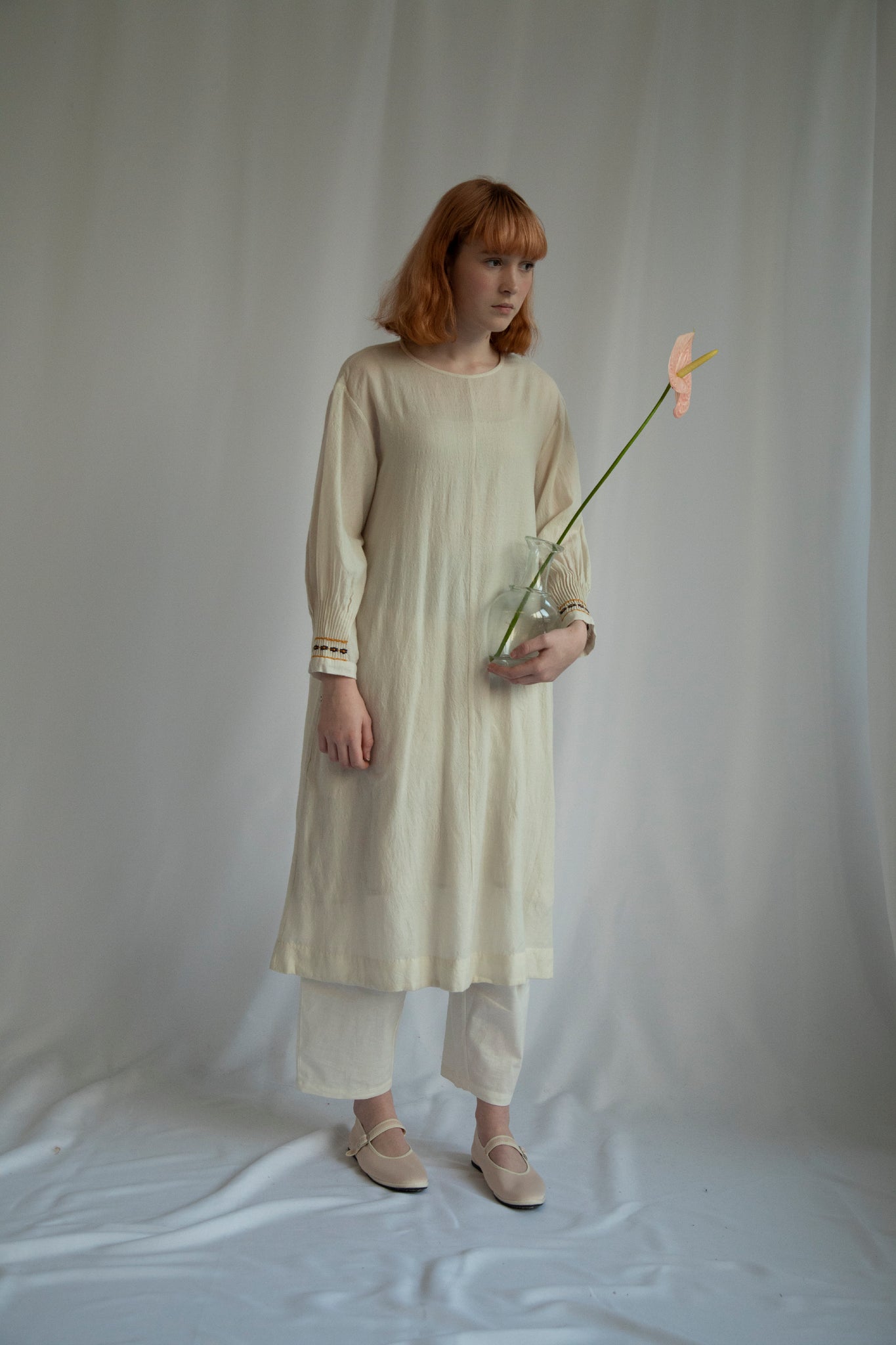 Furlane Shoes- Ivory Satin