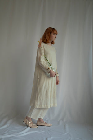 Furlane Shoes- Ivory Satin