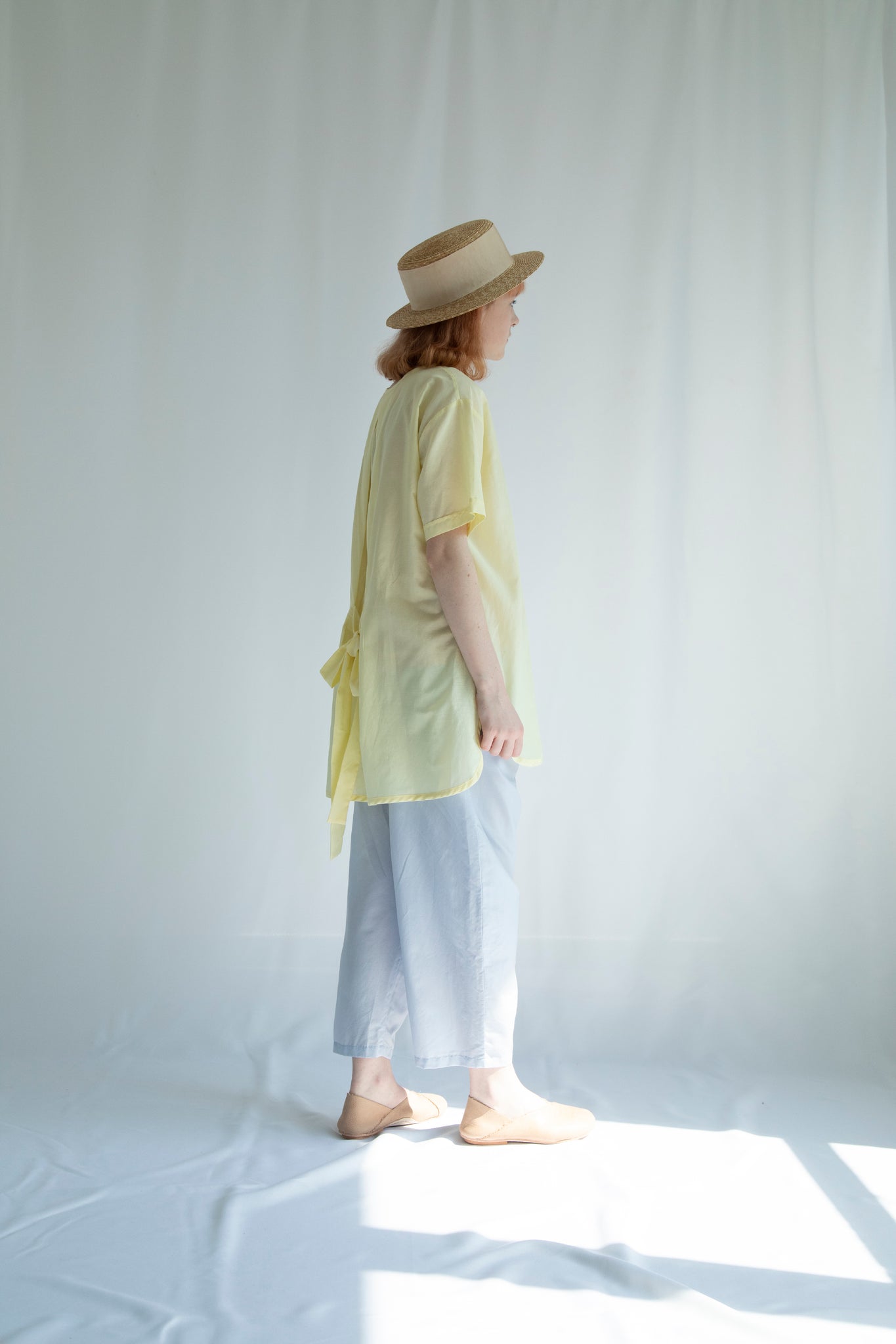 Light Ribbon Shirt - Light Yellow