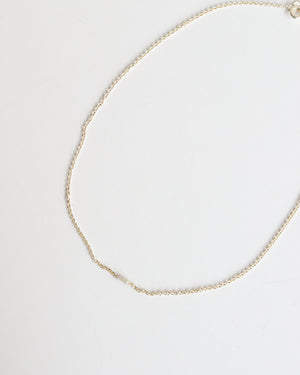 Necklace in 925 Silver & Raw Grey Diamond - 04003RAWS