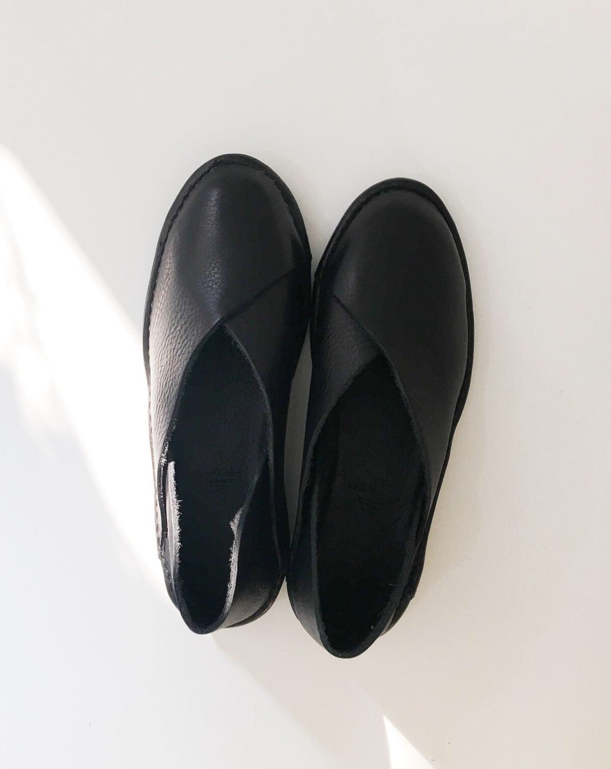 Patti Leather Shoes - Nero