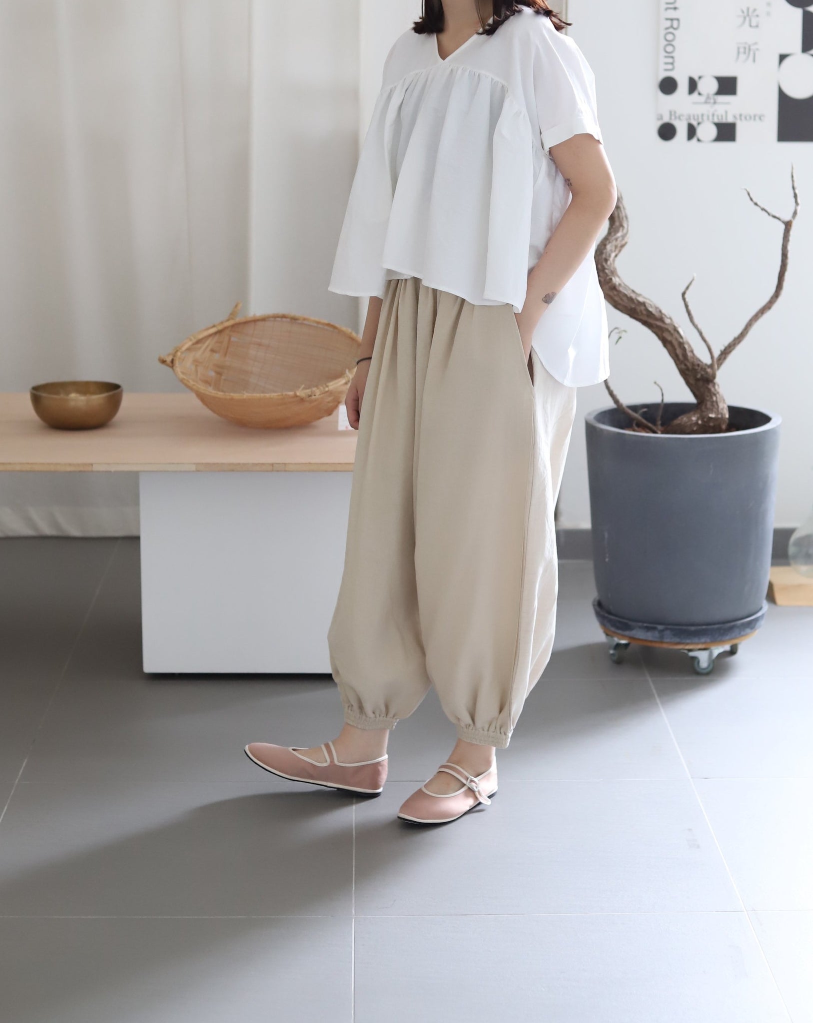 Furlane Shoes - Nude Satin - PASJR008