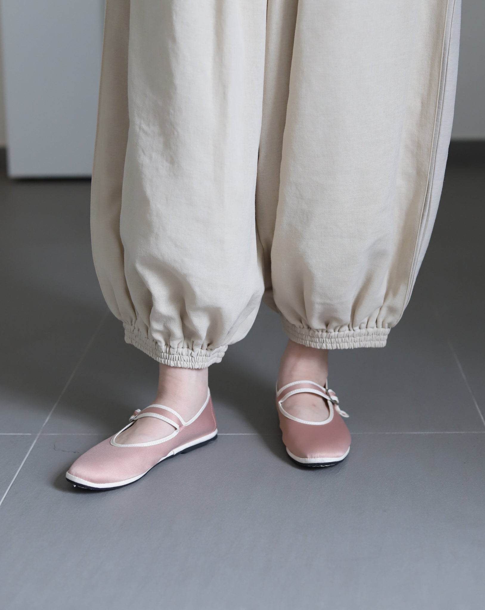 Furlane Shoes - Nude Satin - PASJR008