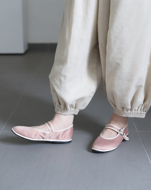 Furlane Shoes - Nude Satin - PASJR008