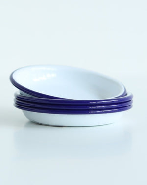 Enamelware Sauce Dish 10 cm - FAL-SSA-BW-UK