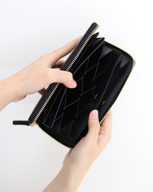 Pop Up Long Wallet - Black - ACC-PU03